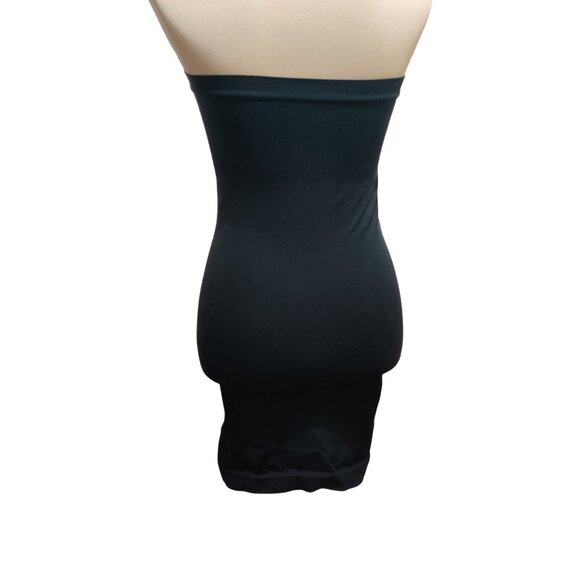 Barely There 34 Black Strapless Vintage Slip 4293 Light Shaping Made in USA Tube - Picture 5 of 7